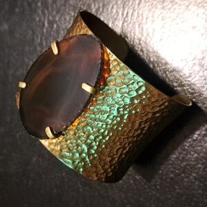 Vintage Brass Cuff Bracelet